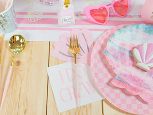 Pink Seashell Dessert Napkins 20ct | The Party Darling