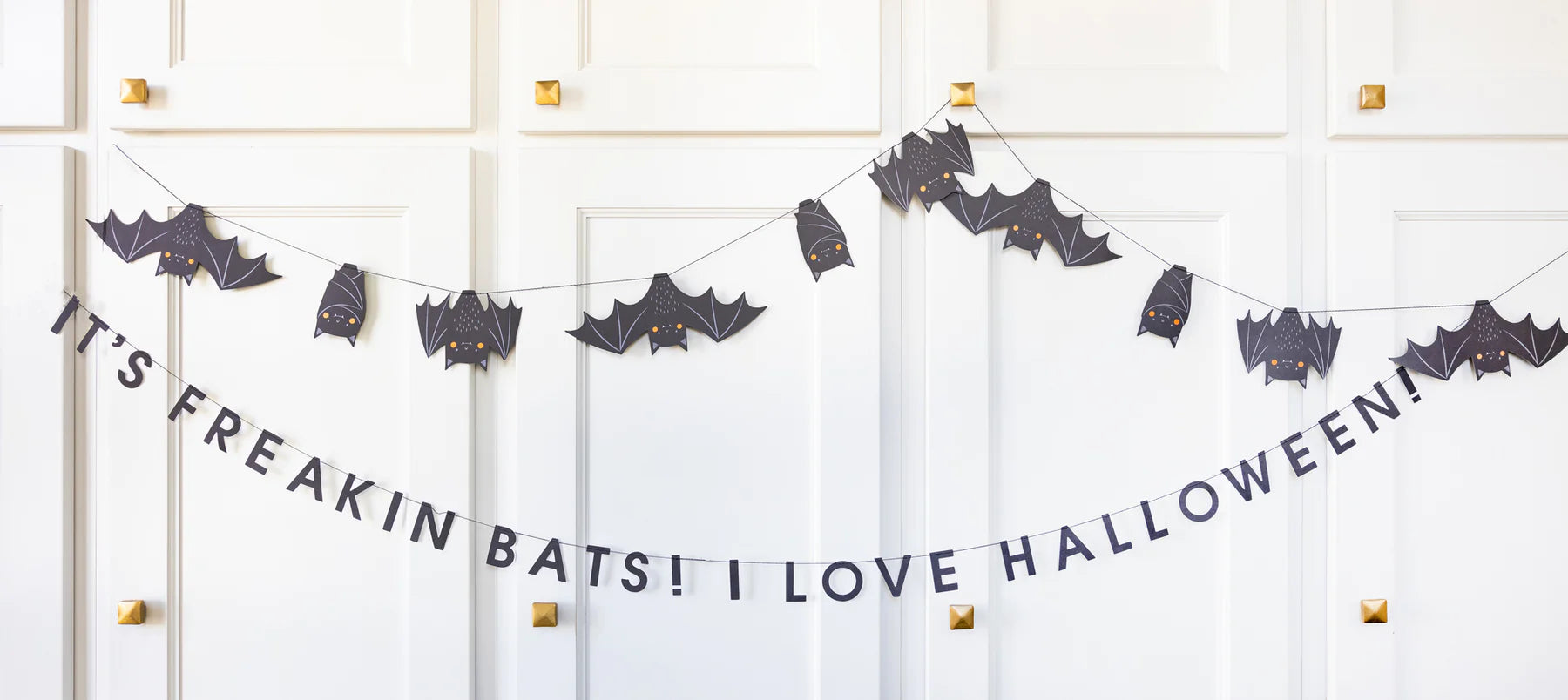 It's Freakin Bats! I Love Halloween Banners | The Party Darling