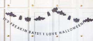 It's Freakin Bats! I Love Halloween Banners | The Party Darling