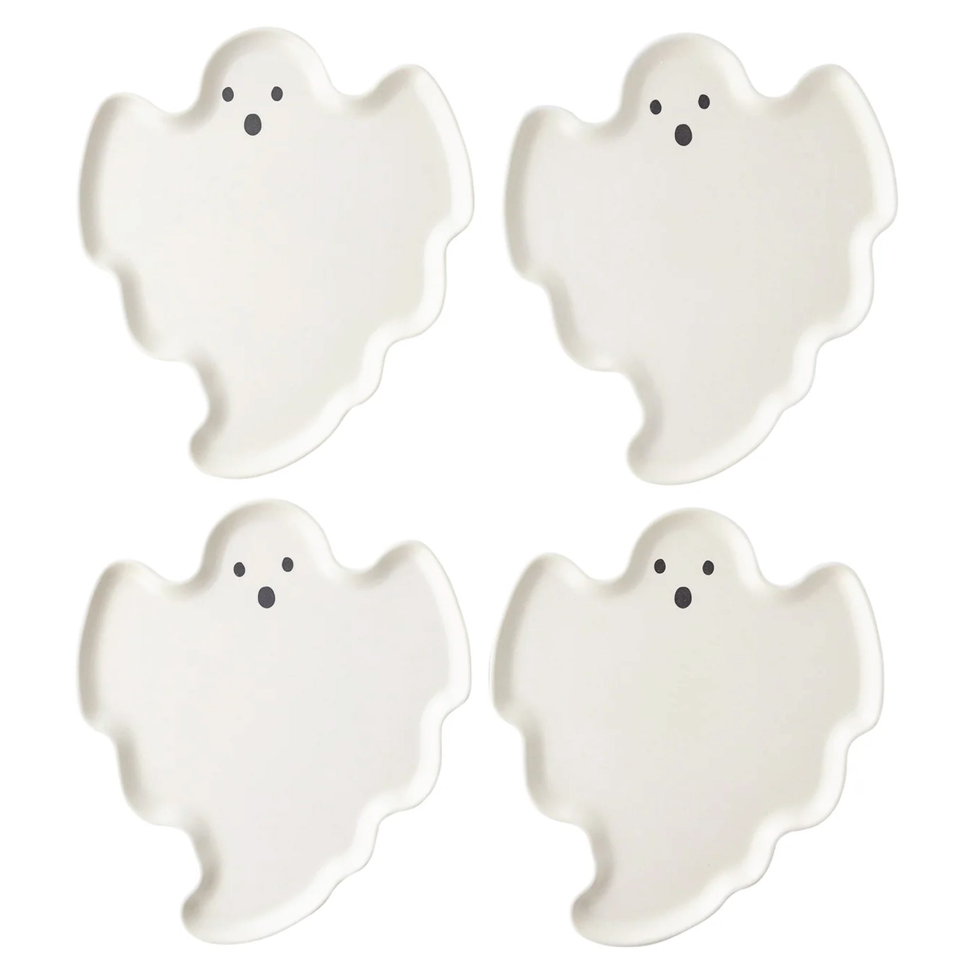 Ghost Bamboo Plates 4ct | The Party Darling