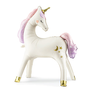 Giant Magical Unicorn Standing Balloon 37.5in | The Party Darling