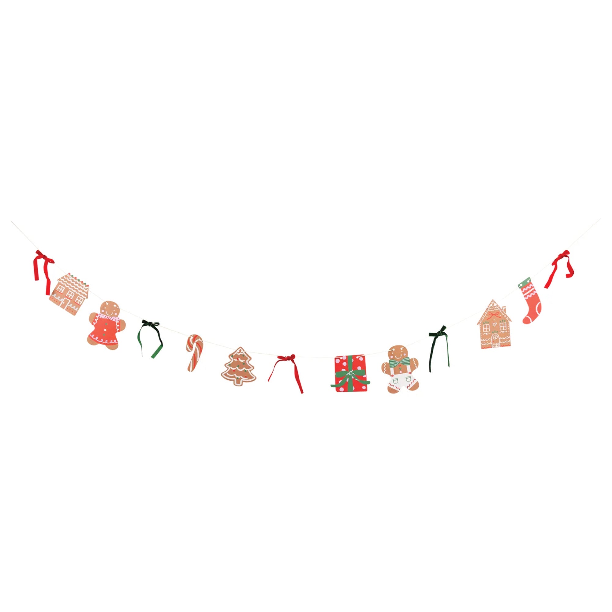 Gingerbread Christmas Garland 5ft | The Party Darling