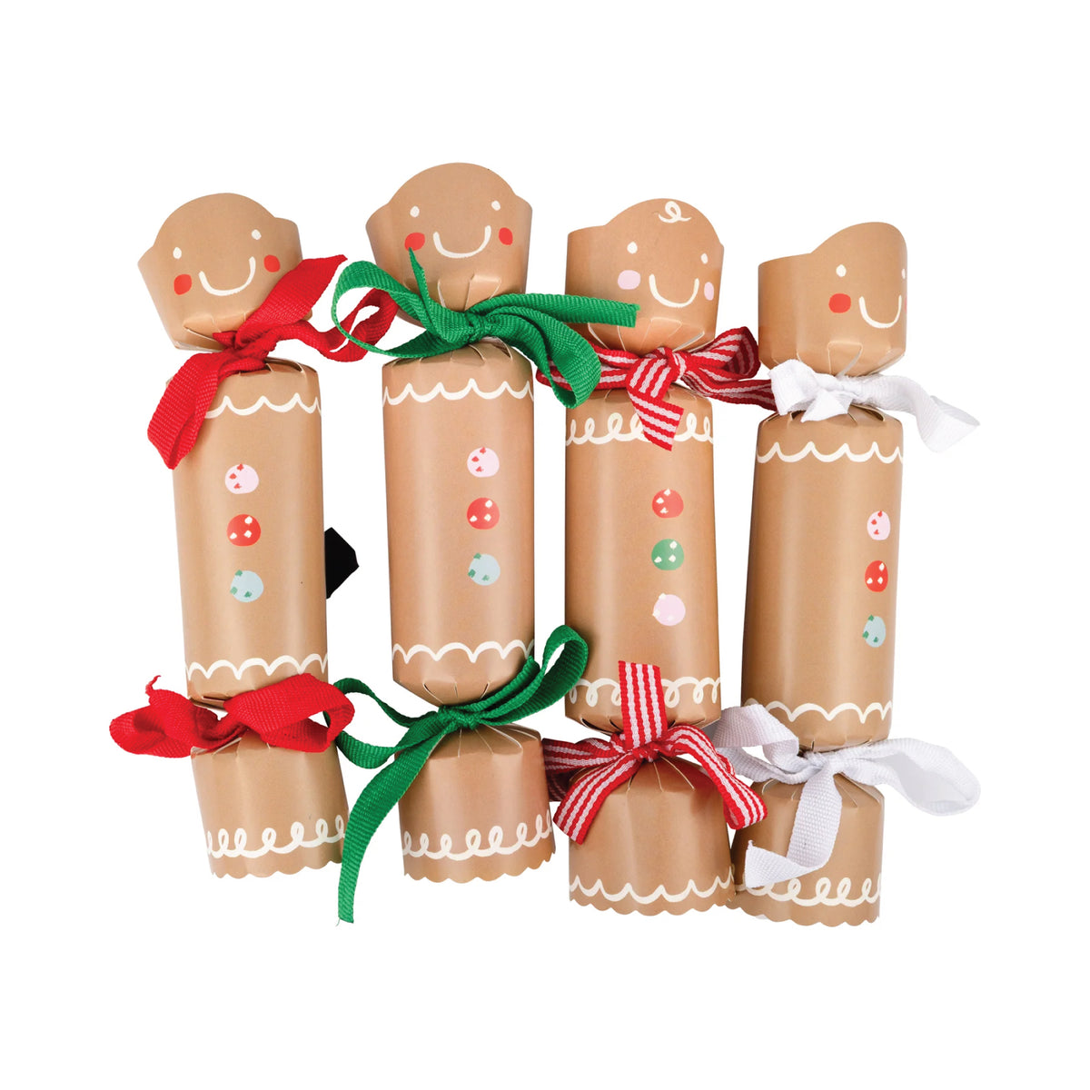Gingerbread Christmas Crackers 12ct | The Party Darling