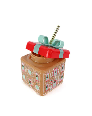 Gingerbread House Plastic Cup and Straw | The Party Darling