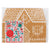 Gingerbread House Paper Placemat w/ Stickers 12ct | The Party Darling