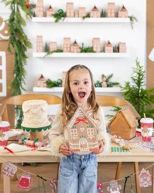 Gingerbread House Christmas Lunch Plates 8ct