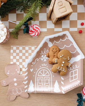 Gingerbread Party Decorations Place Setting | The Party Darling