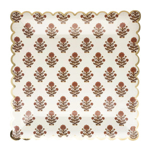 Give Thanks Floral Lunch Plates 8ct  | The Party Darling