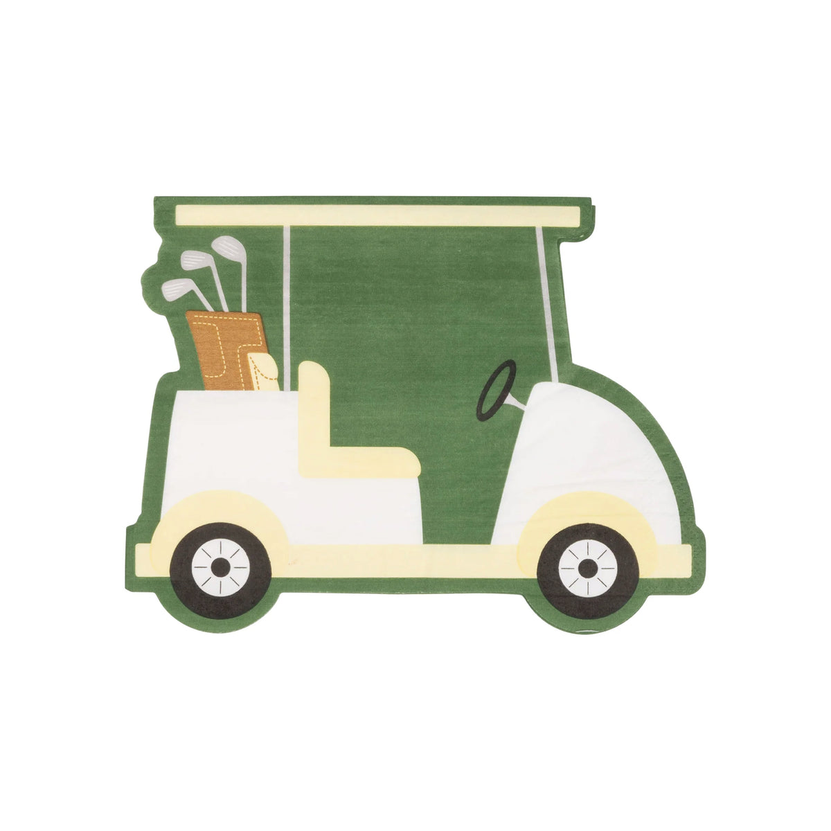 Golf Cart Dessert Napkins 24ct | The Party Darling