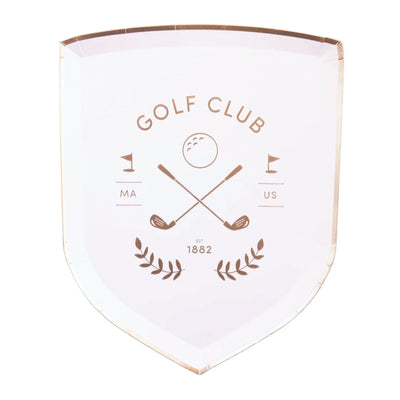 Golf Club Dessert Plates 8ct