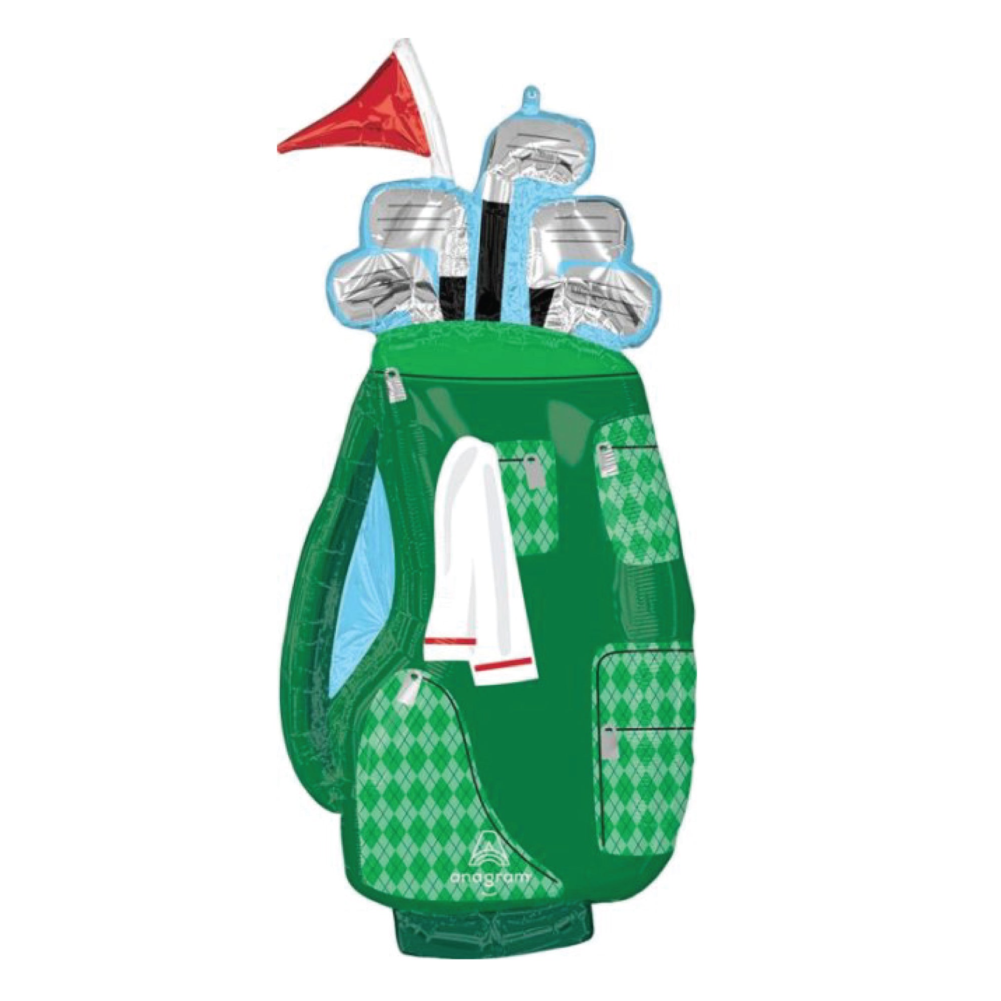 Golf Clubs Foil Balloon 37in