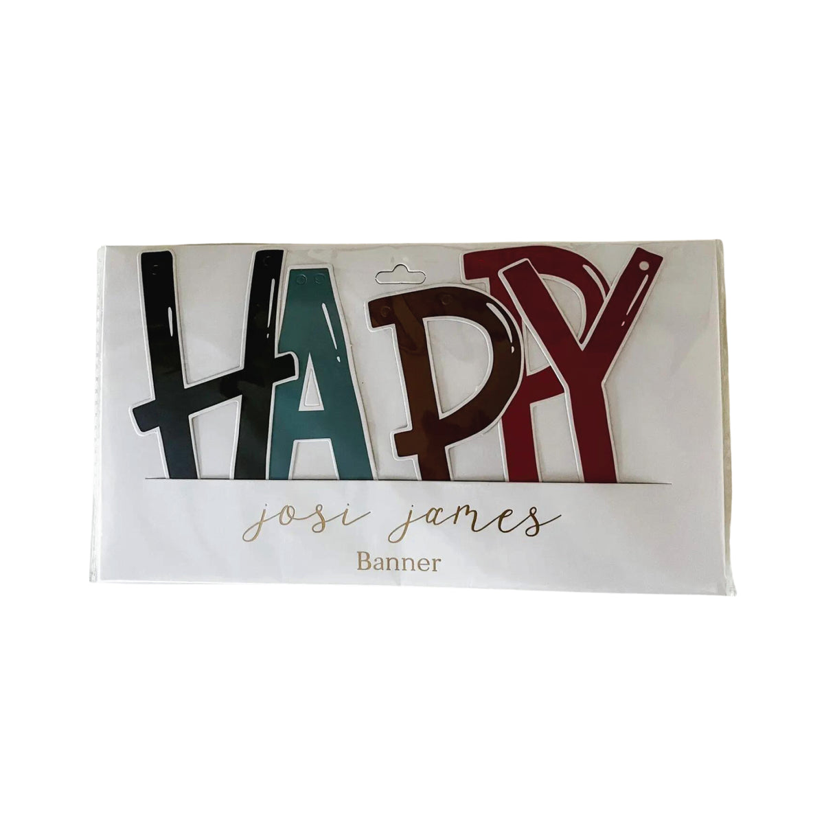 Pastel Happy Birthday Banner - Groovy Holidays