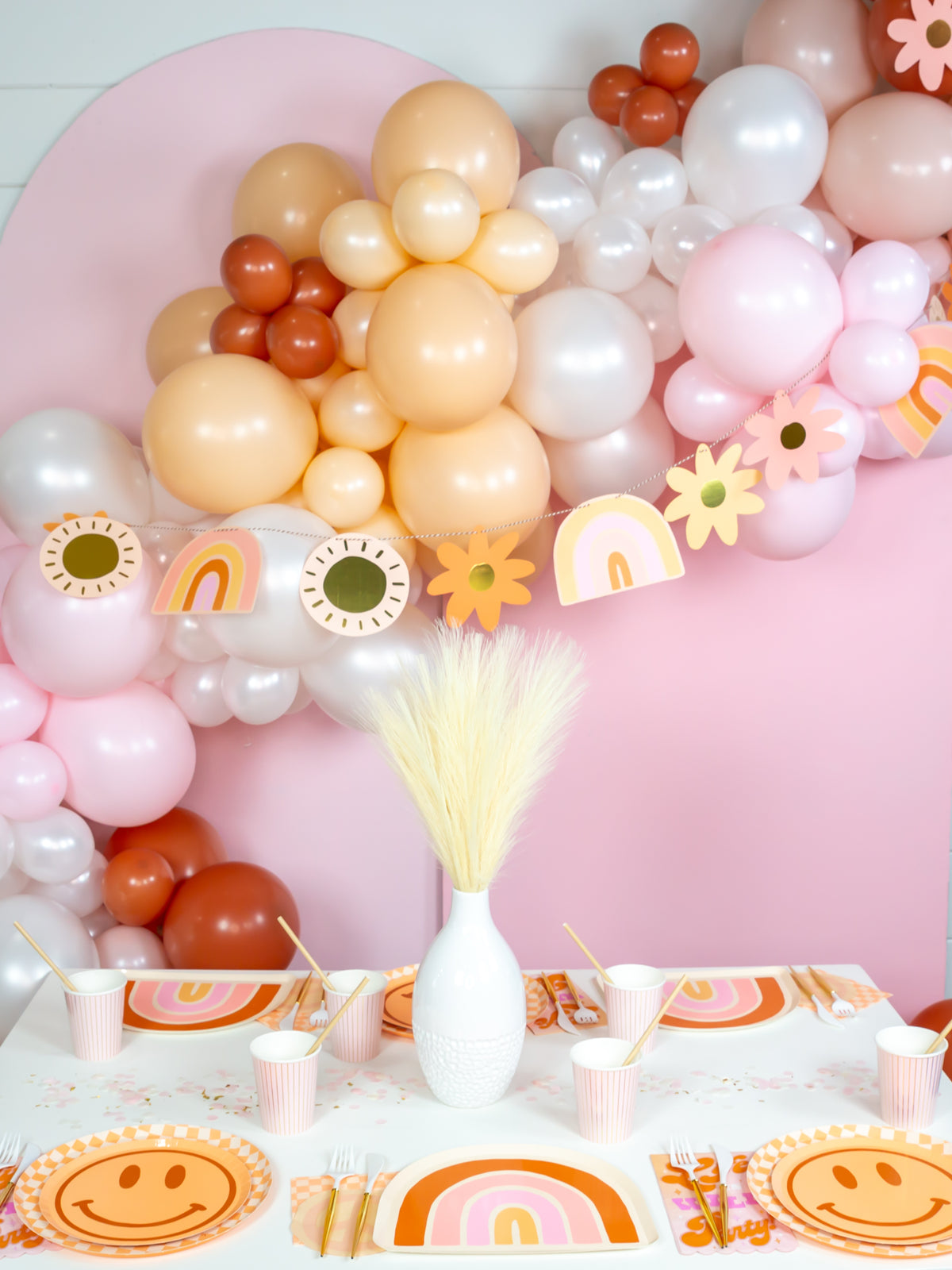 310 Pc Boho Birthday Decorations , Rainbow Party Decorations. – Rain Meadow