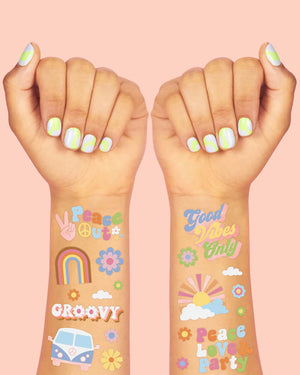 Groovy Temporary Tattoos | The Party Darling