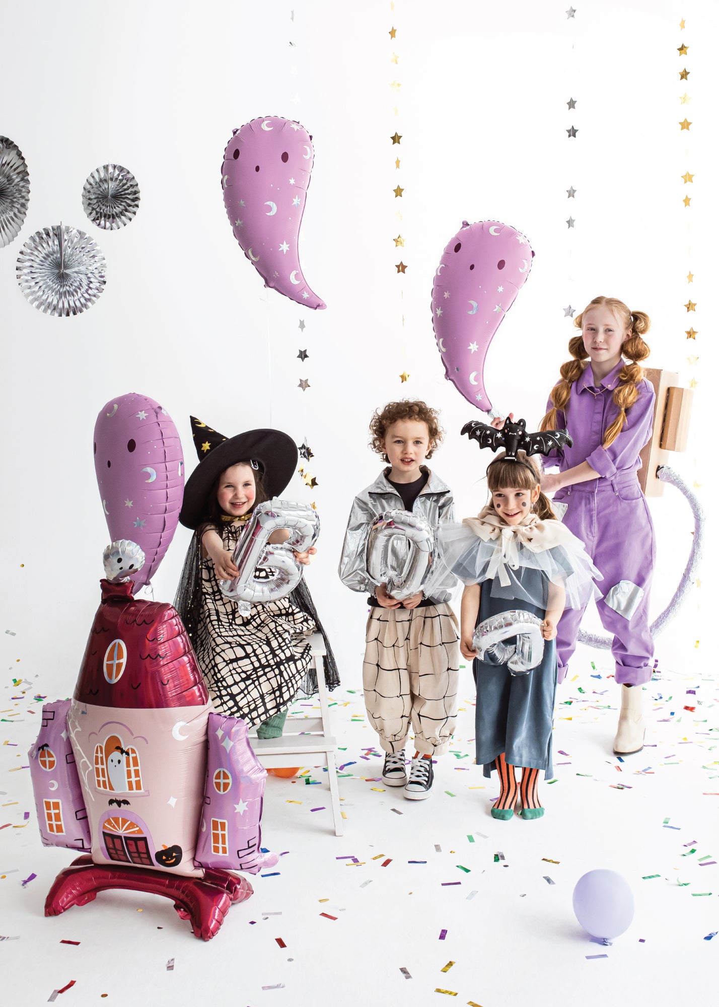 Pink Halloween Ghost Balloon 27.5" | The Party Darling