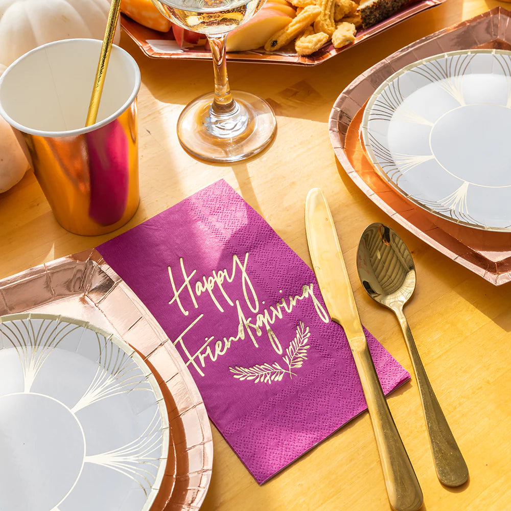 Happy Friendsgiving Guest Towels 16ct | The Party Darling