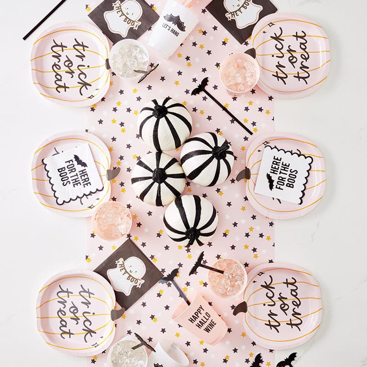 Here for the Boos Scalloped Dessert Napkins 20ct | The Party Darling