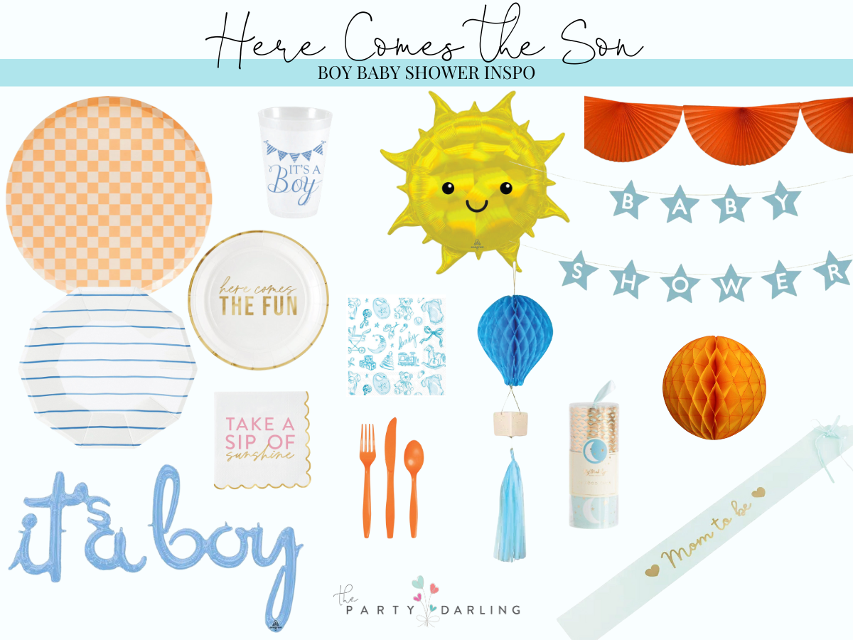 Blue Mom-to-Be Sash | The Party Darling