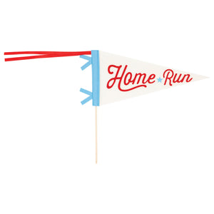 Home Run Baseball Felt Pennant Flag | The Party Darling