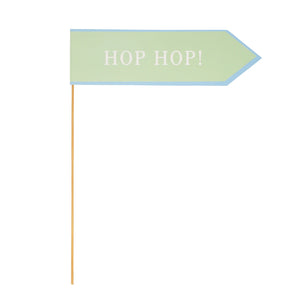 Hop Hop Easter Egg Hunt Pennant Flag
