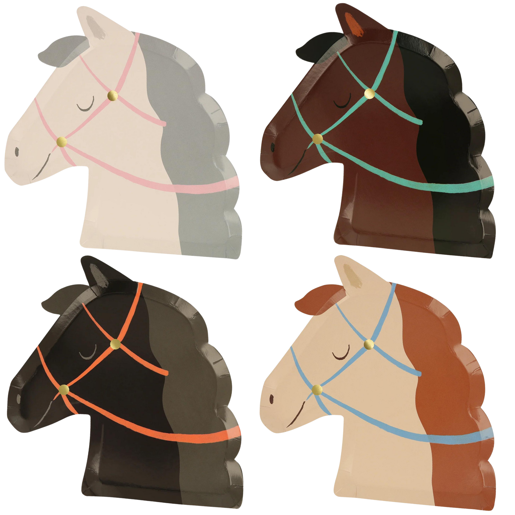 Horse Party Lunch Plates 8ct | The Party Darling