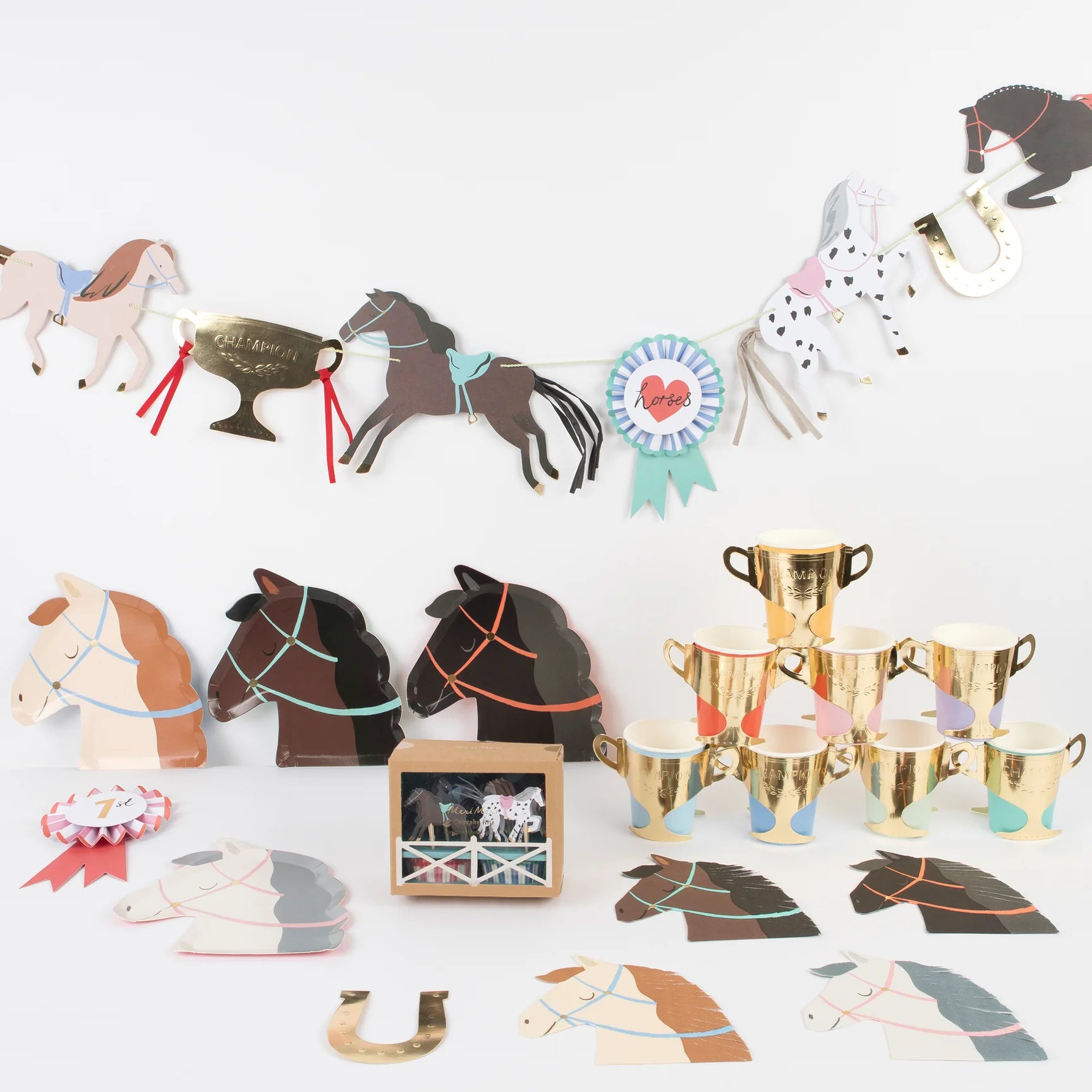Horse Party Lunch Plates 8ct | The Party Darling