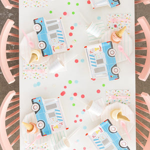 Sprinkled Ice Cream Party Tablescape | The Party Darling