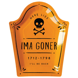 Ima Goner Tombstone Plates | The Party Darling