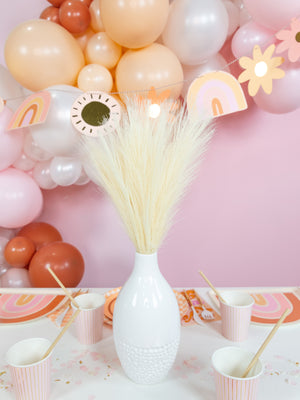 Cream Artificial Pampas Grass Stem 17.7in | The Party Darling