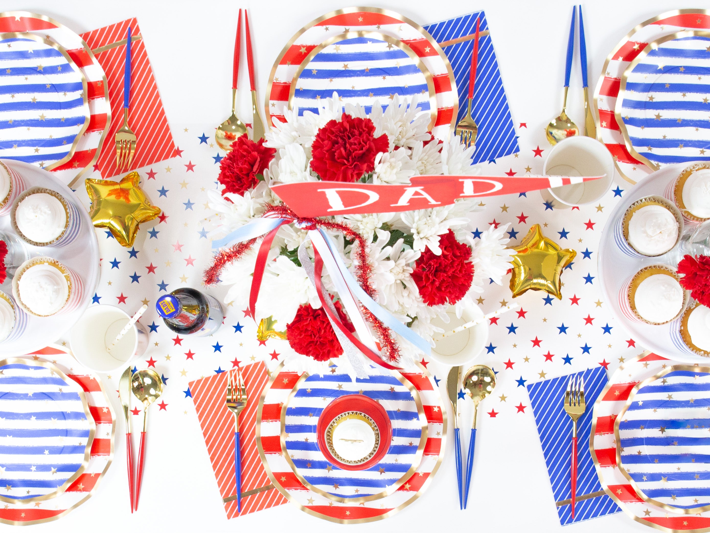 Blue & White Striped Paper Guest Towels 20ct | The Party Darling