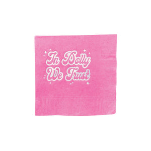 In Dolly We Trust Dessert Napkins 20ct | The Party Darling