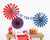 Red, White, & Blue Paper Fan Decorations 3ct | The Party Darling