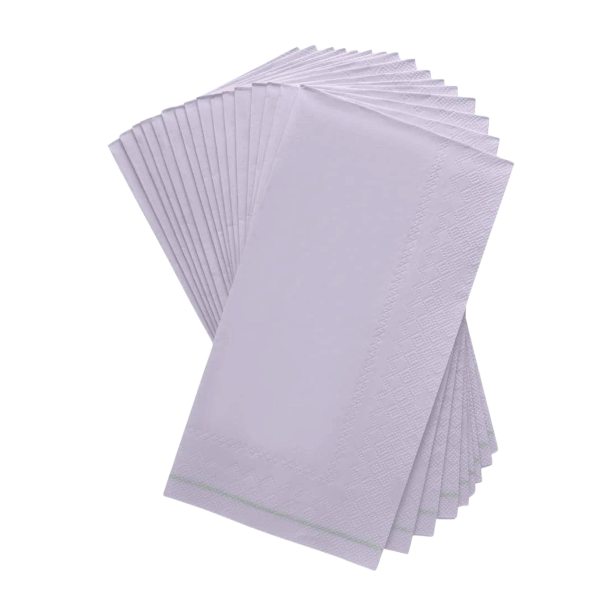 Lavender & Silver Stripe Paper Guest Towels 16ct | The Party Darling