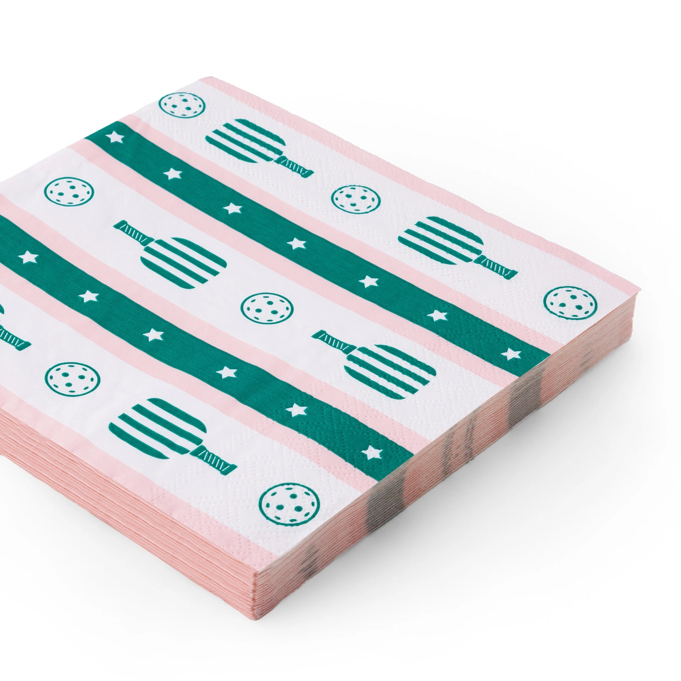 Le Pickleball Lunch Napkins 20ct Stacked