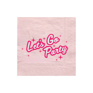 Let's Go Party Lunch Napkins 20ct | The Party Darling