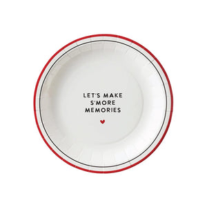 Let's Make S'more Memories Dessert Plates 12ct | The Party Darling