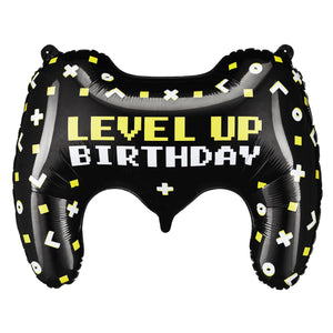 Level Up Birthday Controller Foil Balloon 25.5in | The Party Darling