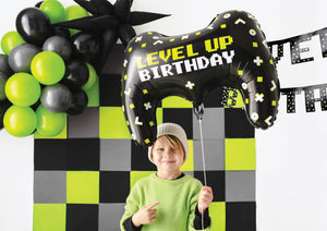 Level Up Birthday Video Game Controller Balloon