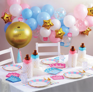 Prince or Princess Gender Reveal party decorations