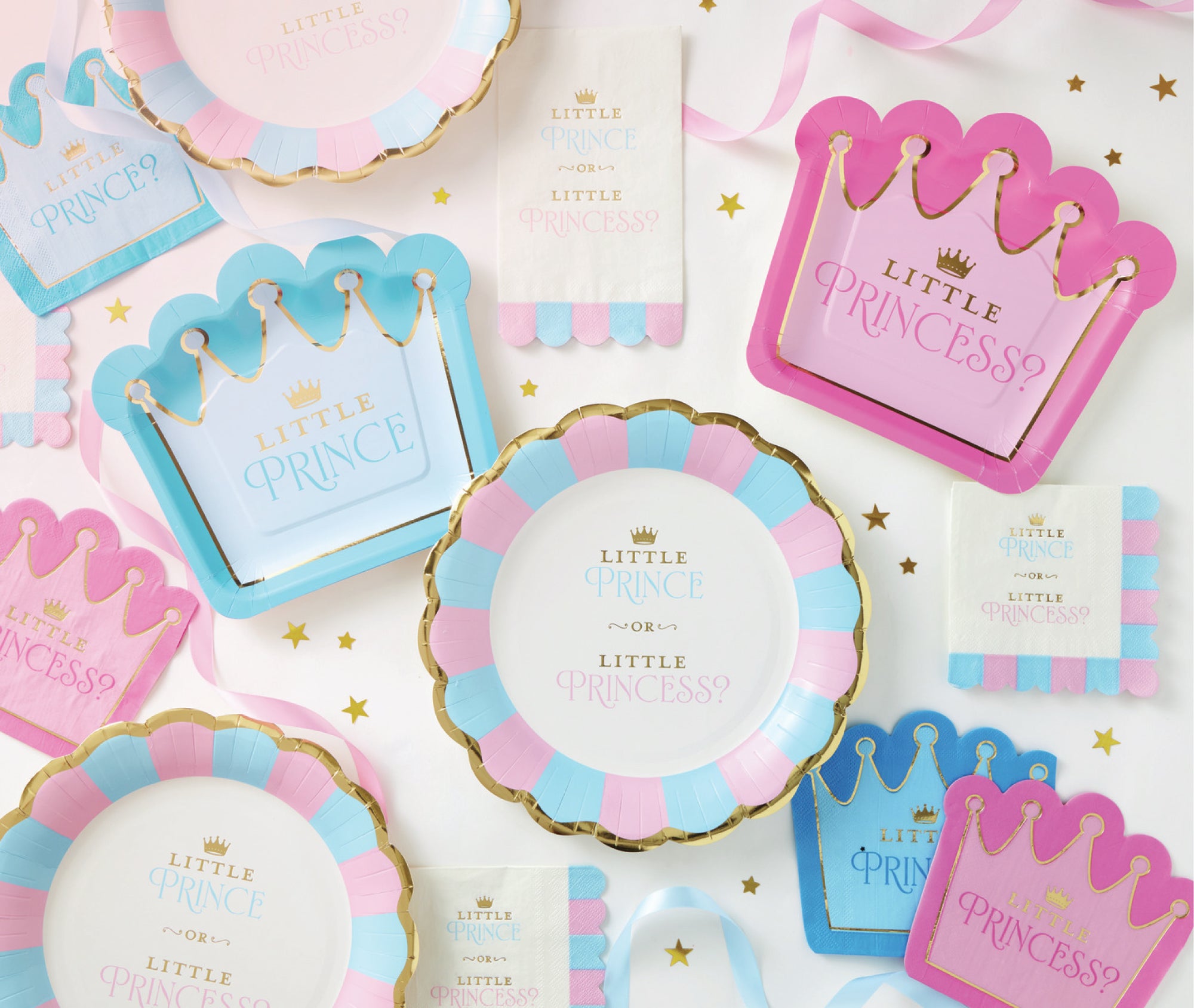 Prince or Princess Dinner Plates 8ct | The Party Darling