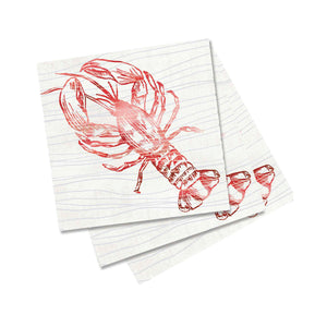 Lobster Dessert Napkins 20ct | The Party Darling