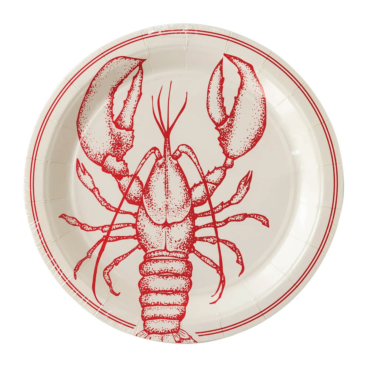 APOWBLS Crawfish Boil Plates And Napkins Party Supplies - Lobster Boil  Party Tableware, Plate, Napkin, Tablecloth, Fork, Crayfish Seafood Shrimp  Boil
