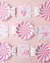 Pink Peppermint Candy Dessert Plates 8ct | The Party Darling