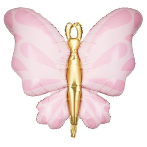 Magical Pink Butterfly Balloon 27.2in | The Party Darling