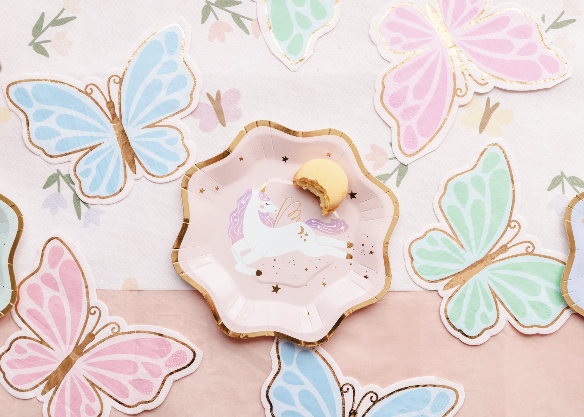 Magical Butterfly Dessert Napkins 12ct | The Party Darling