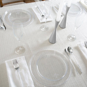 Modern Silver Plastic Cutlery Set | The Party Darling