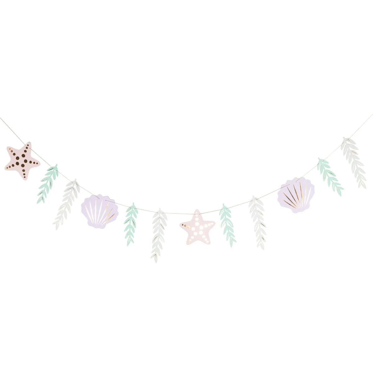 Mermaid Shells & Seaweed Garland | The Party Darling