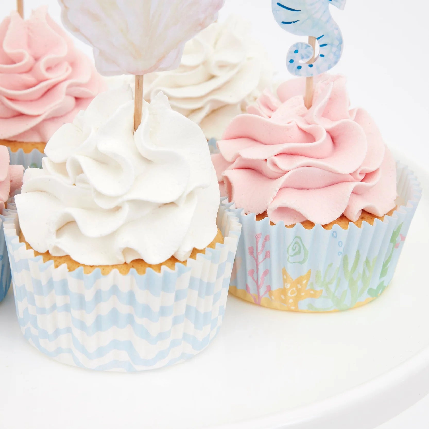 Mermaid Cupcake Decorating Kit 24ct Liners