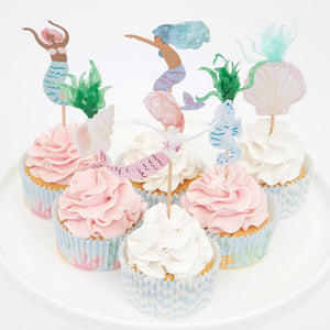 Mermaid Cupcake Decorating Kit 24ct In Cupcakes