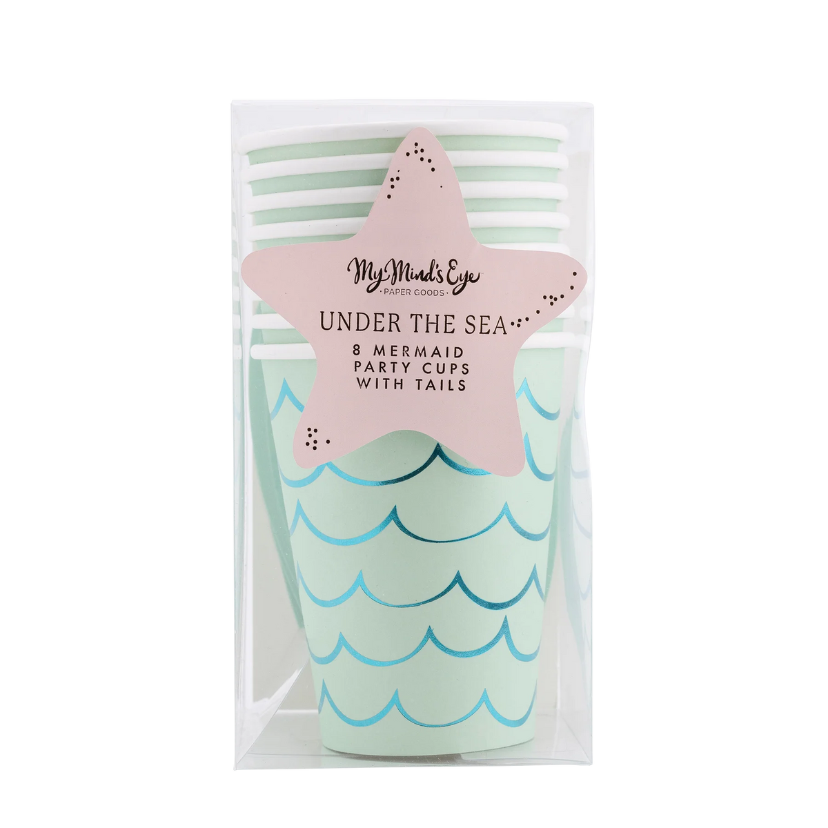 Mermaids Sea Paper Cups Mermaids Sea Paper Cups